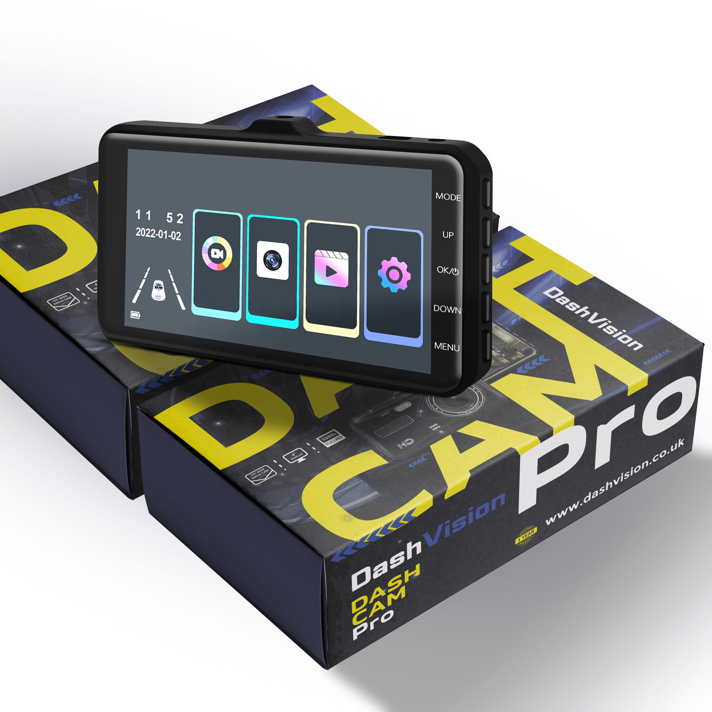 Best Car Gift - Dashcam Pro (Front & Rear)