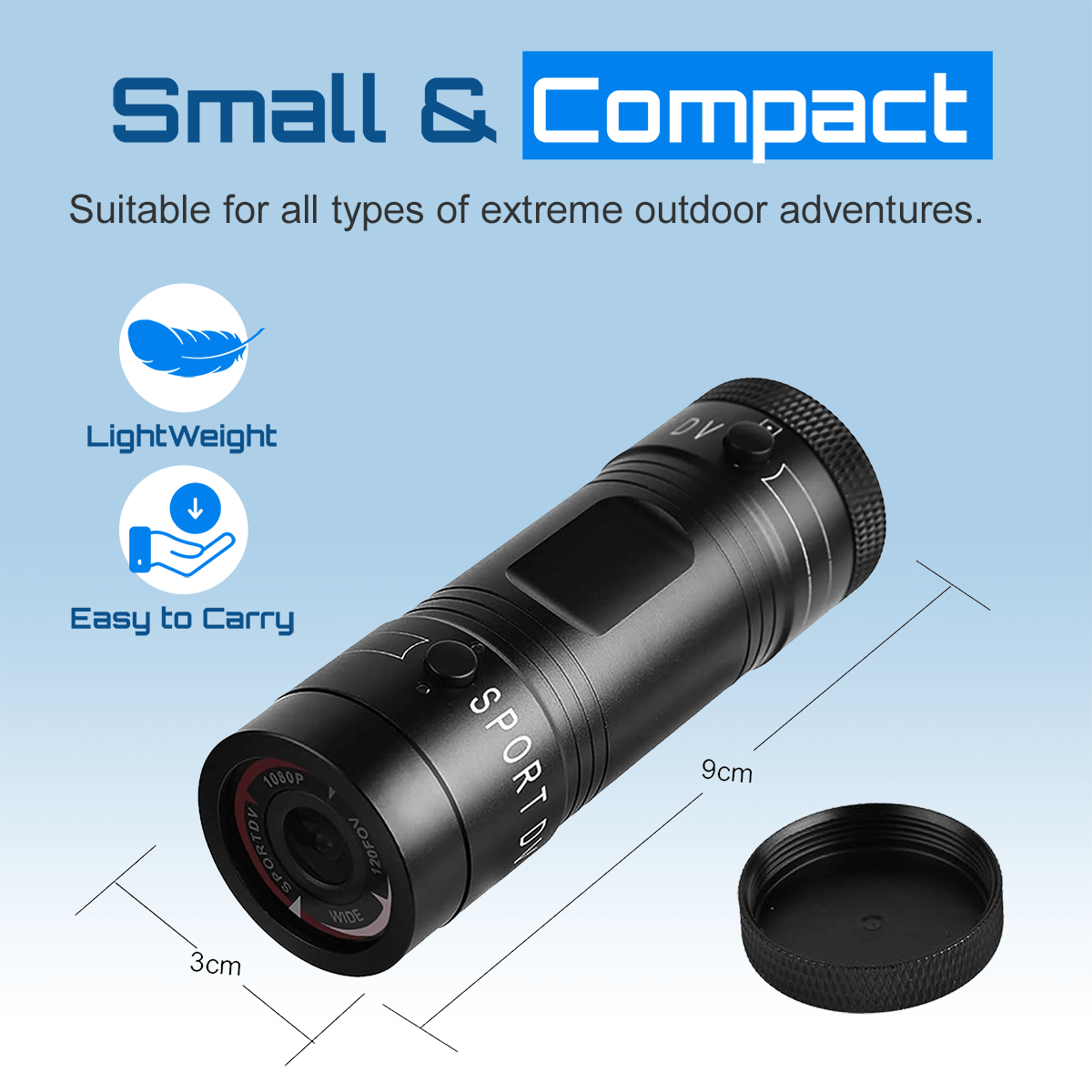 Dashcam Action (For Cyclists & Motorbikes) WIRELESS DP4