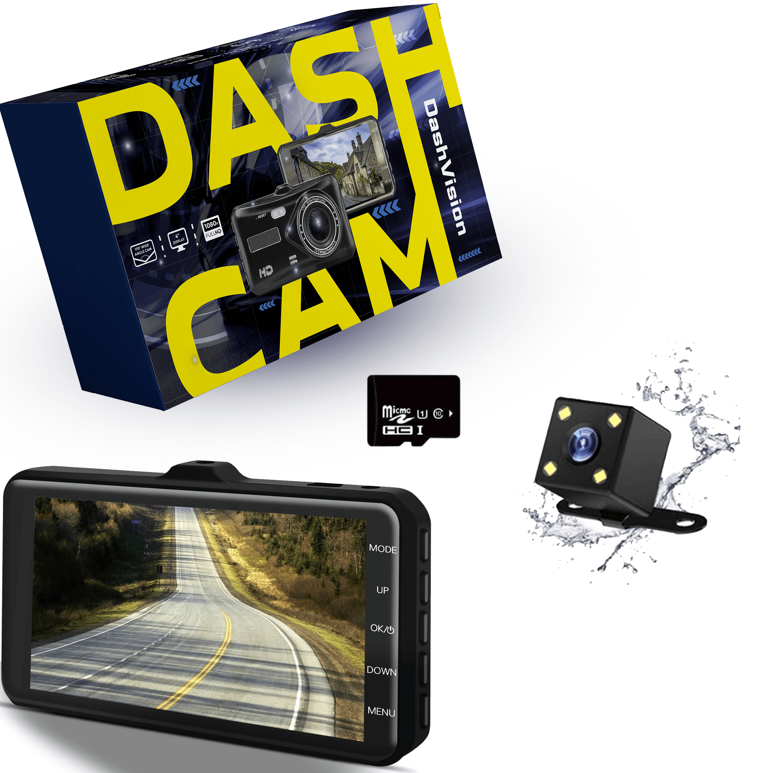 Dashcam Pro - Front & Rear