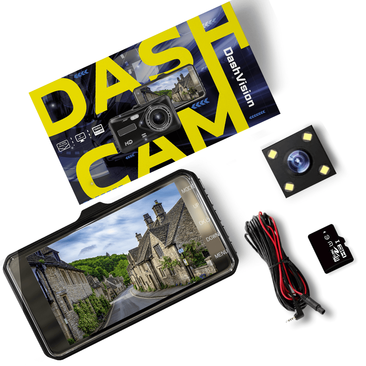 Dashcam Pro (Front & Rear Car Camera) *Best Seller*