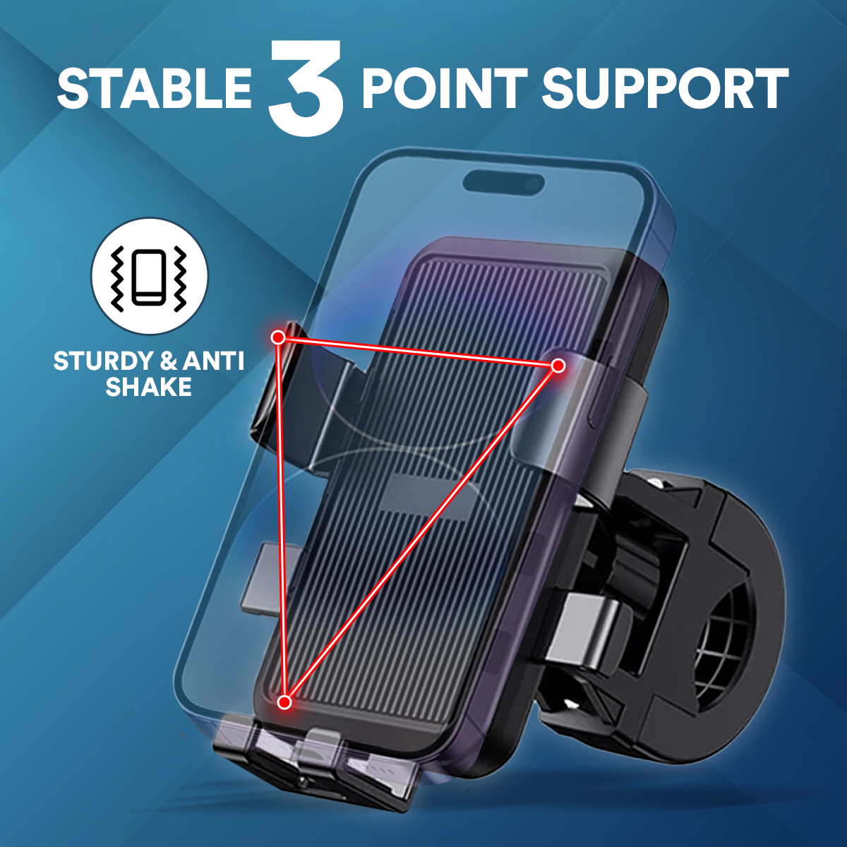 360° Rotation Bike Phone Holder