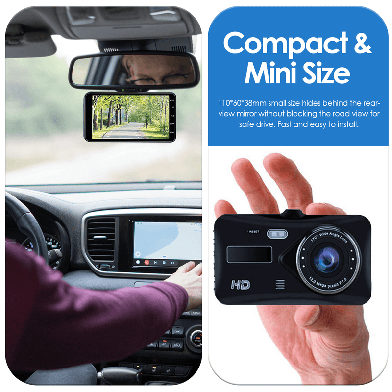 Dashcam Pro (Front & Rear Car Camera) *Best Seller*