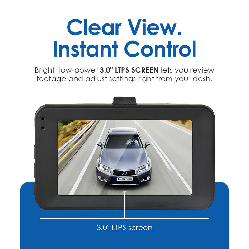 Dashcam Pro (Front & Rear Car Camera) *Best Seller*