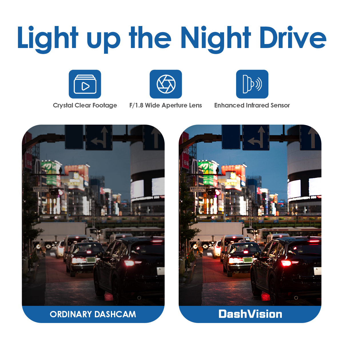 Dash Cam Pro (Front + Rear)